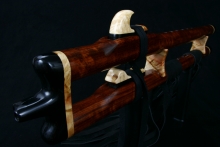 Grenadillo  Native American Flute, Minor, Mid G-4, #E50Ja